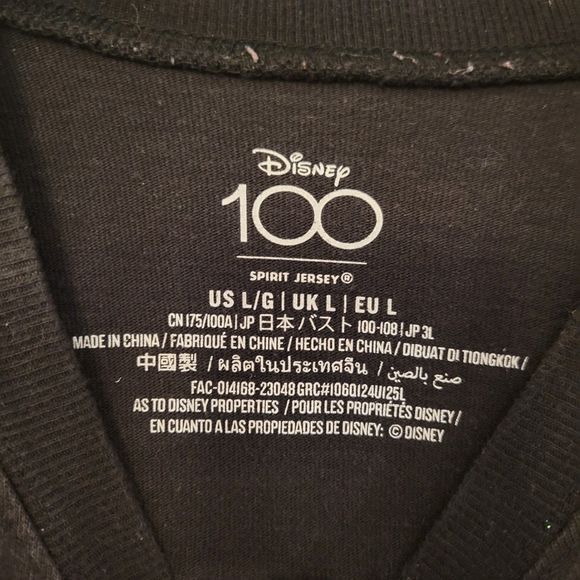 Disney 100th Anniversary Spirit Jersey size L - Picture 4 of 6